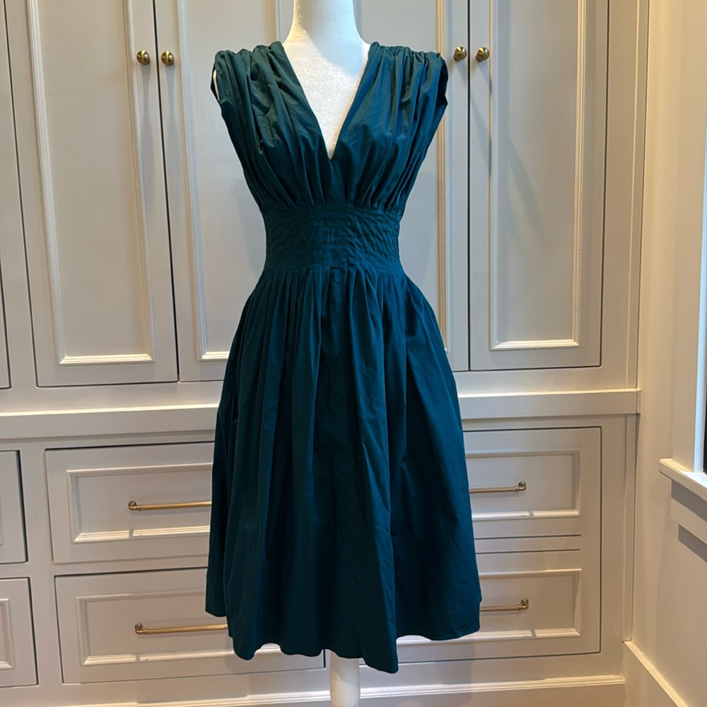Trina Turk Size 2 peacock blue dress. Excellent condition. Worn once.